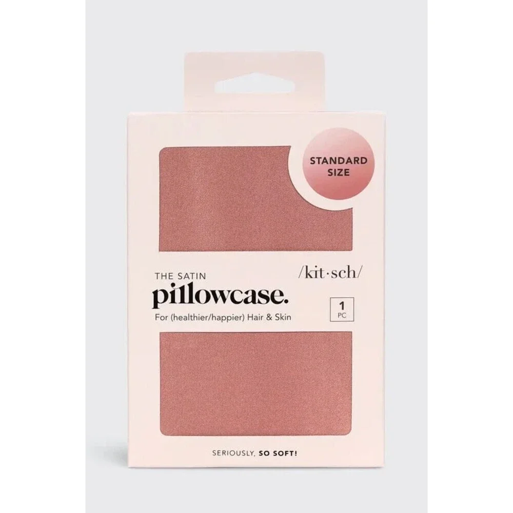 KITSCH SATIN PILLOWCASE - TERRACOTTA